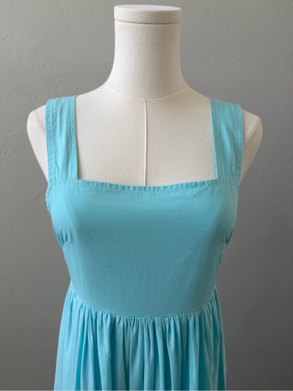 Anthropologie XXS Aqua Open Back Tiered Midi Dress Smocked Pockets - Picture 6 of 15